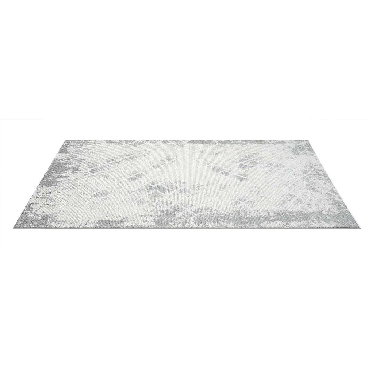 KURZFLOR-TEPPICH Antik 215 Grau 120x170 cm - Grau, Textil (120/170cm) - carpet city