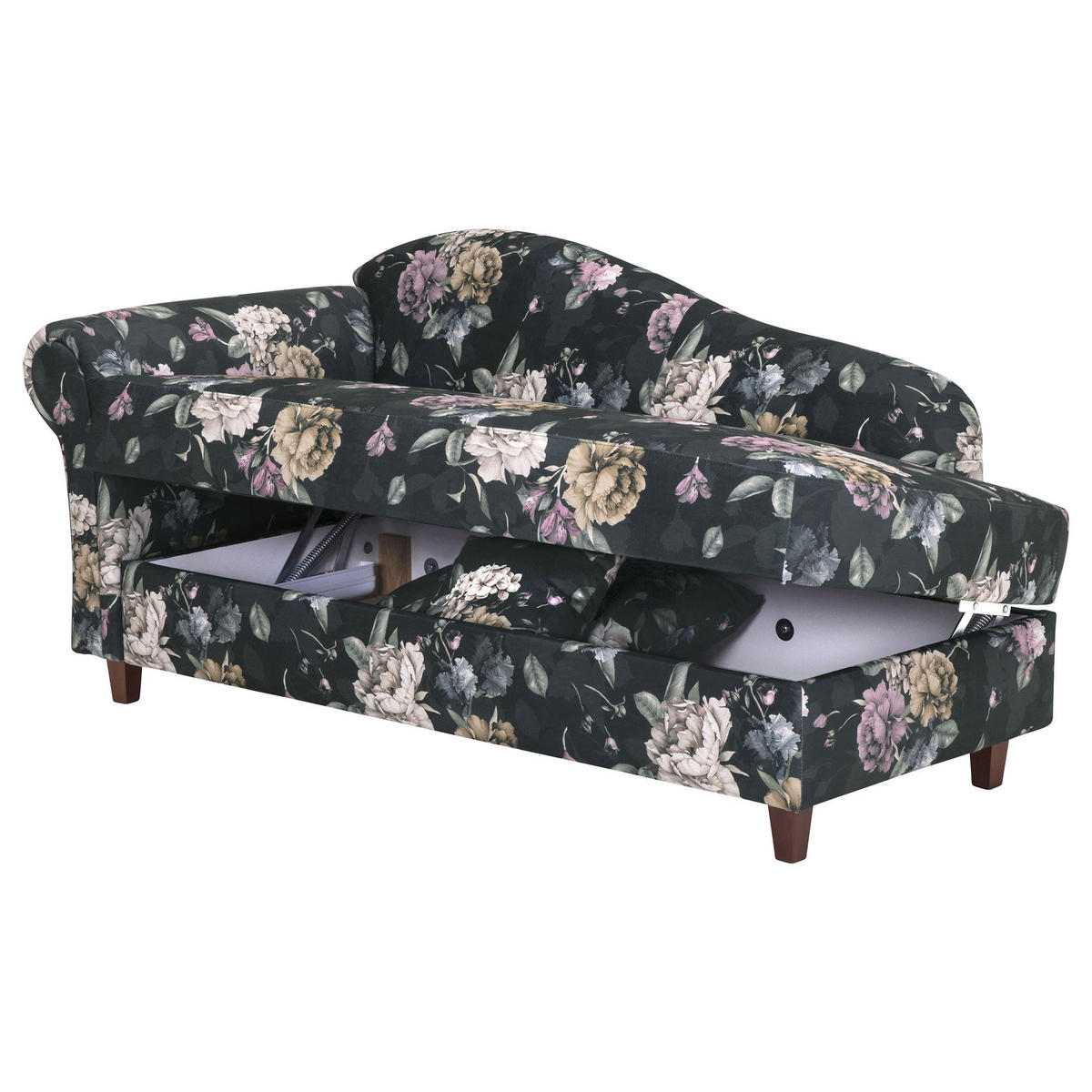 RECAMIERE Armlehne links Katrinka Flachgewebe anthrazit - Anthrazit, Kunststoff (188/84/92cm) - 58aufmkessel