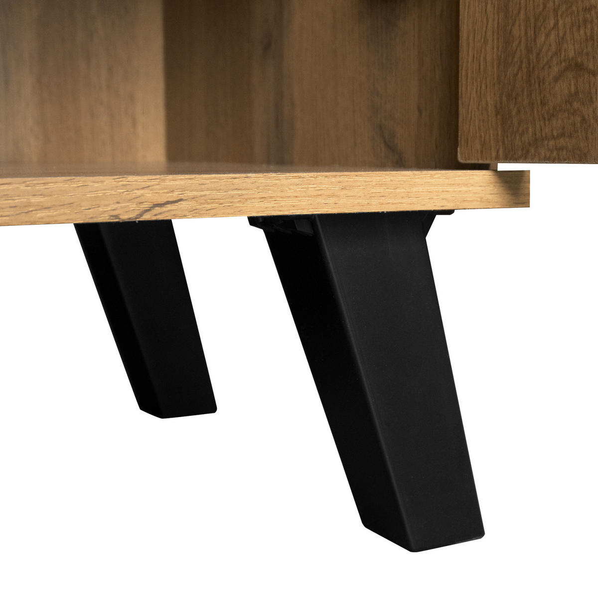 SCHUHSCHRANK 80x35x109 cm Weiß, 5 Fächer, Verstellbare Einlegeböden, Ordnung - Naturfarben, Holz (80/109/35cm) - PARAFTA HOME