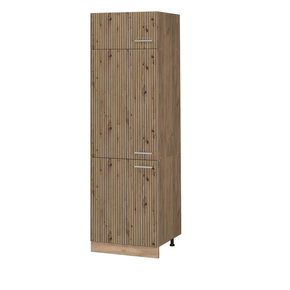 KÜHLUMBAUSCHRANK R-Line Artisan-Eiche 60 cm - Honigeiche/Eiche Wotan, Holzwerkstoff (60/206.8/57.2cm) - Vicco