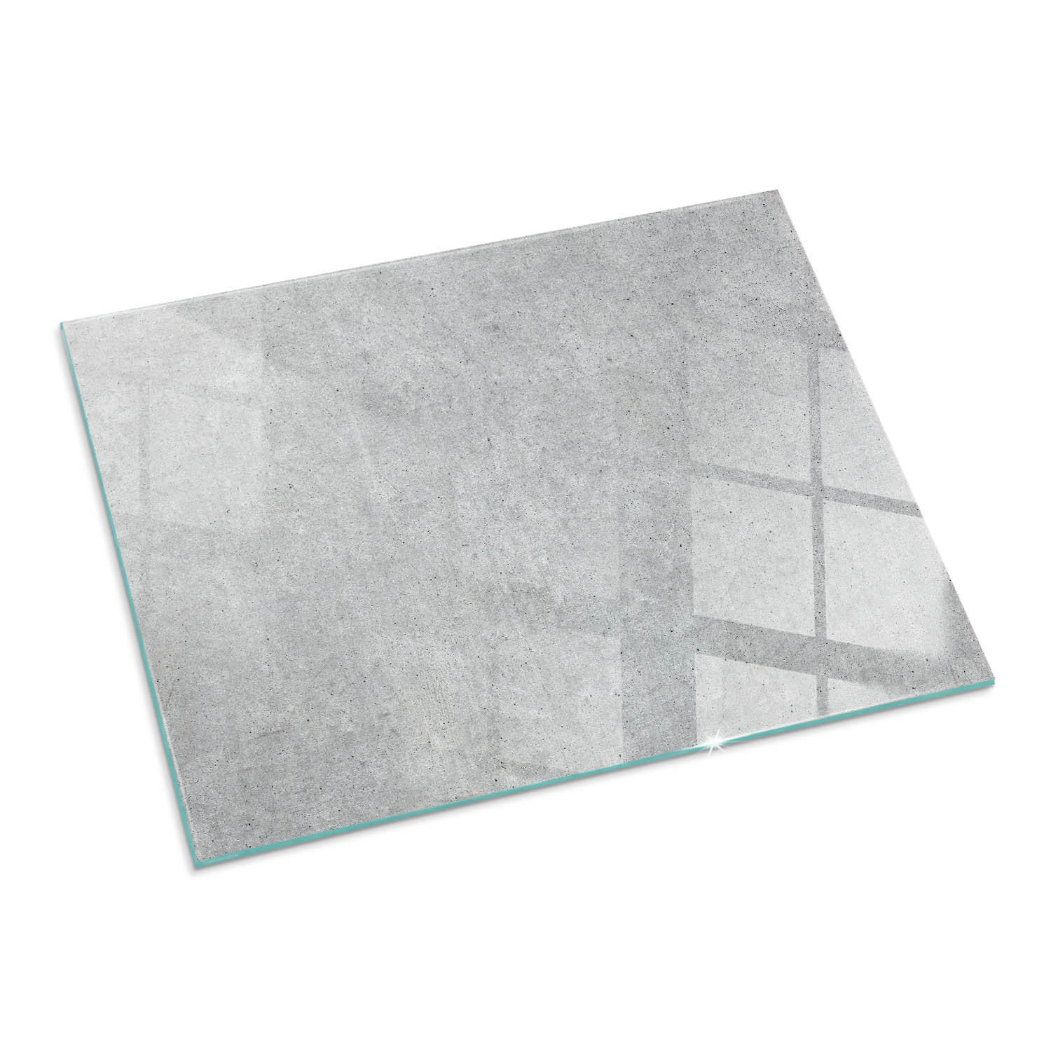 ArtPrintCave Glasplatte Grau 80x60x0.4 cm