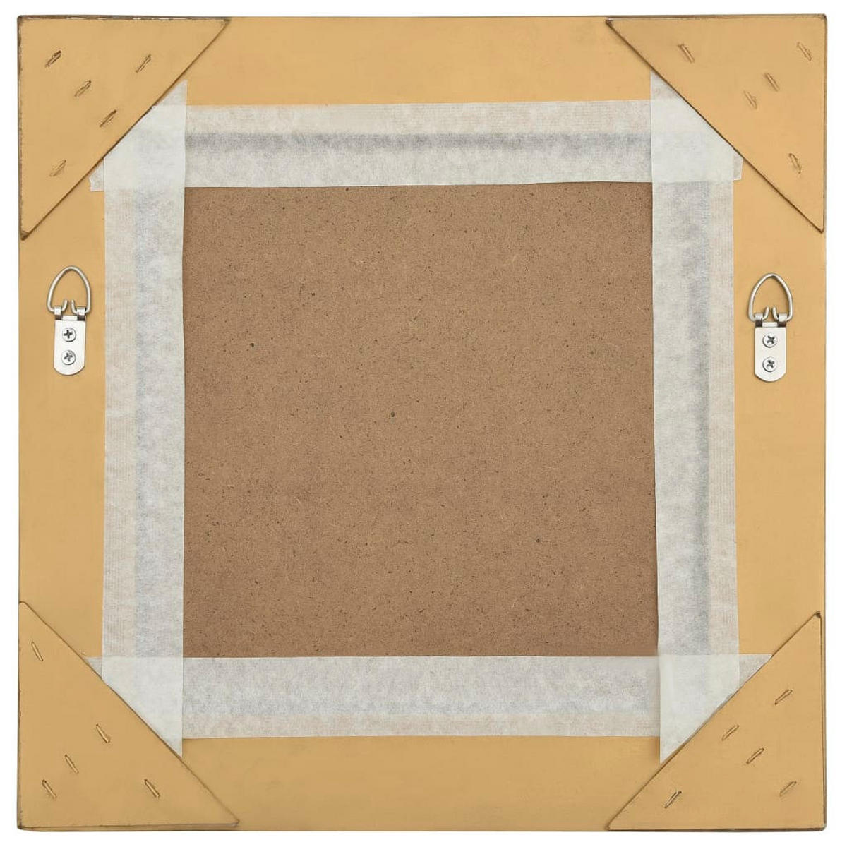 WANDSPIEGEL im Barock-Stil 40x40 cm Golden - Goldfarben, Holz (40/40/40cm) - furnicato