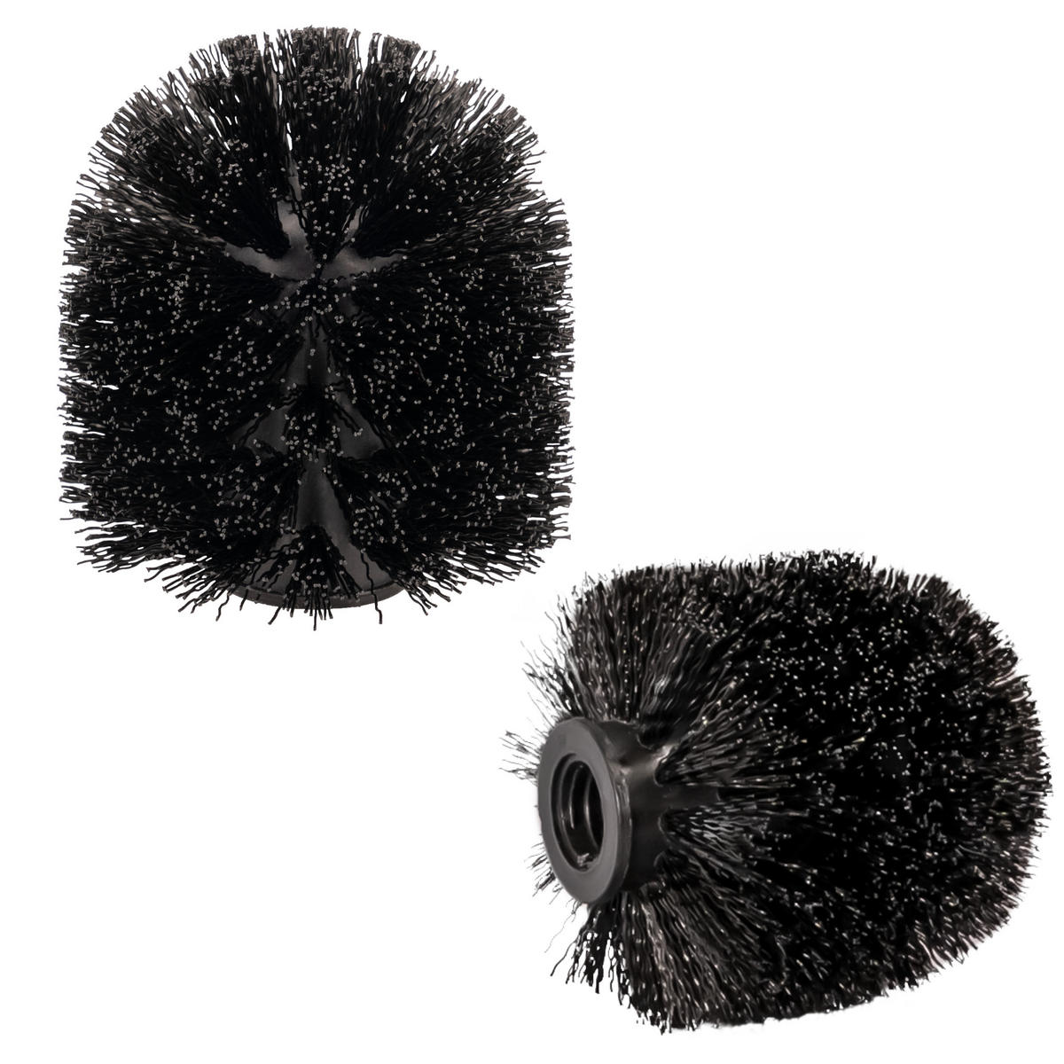 ERSATZBÜRSTENKÖPFE SAVONA 2er-Set, schwarz - Schwarz, Kunststoff (1.5/8cm) - bremermann
