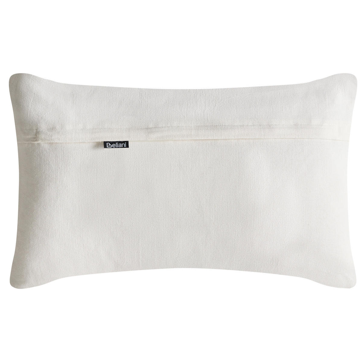 DEKOKISSEN 2er-Set Weiß 45/45 cm Lansium - Weiß, Textil (45/45cm) - Beliani