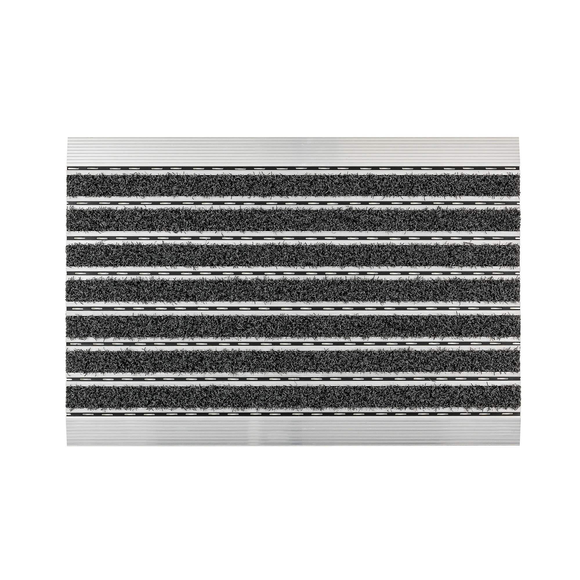 ALUMINIUM-FUSSMATTE FÜR DEN AUßENBEREICH ELEGANT MAT - Anthrazit, Metall (40/60cm) - Astra