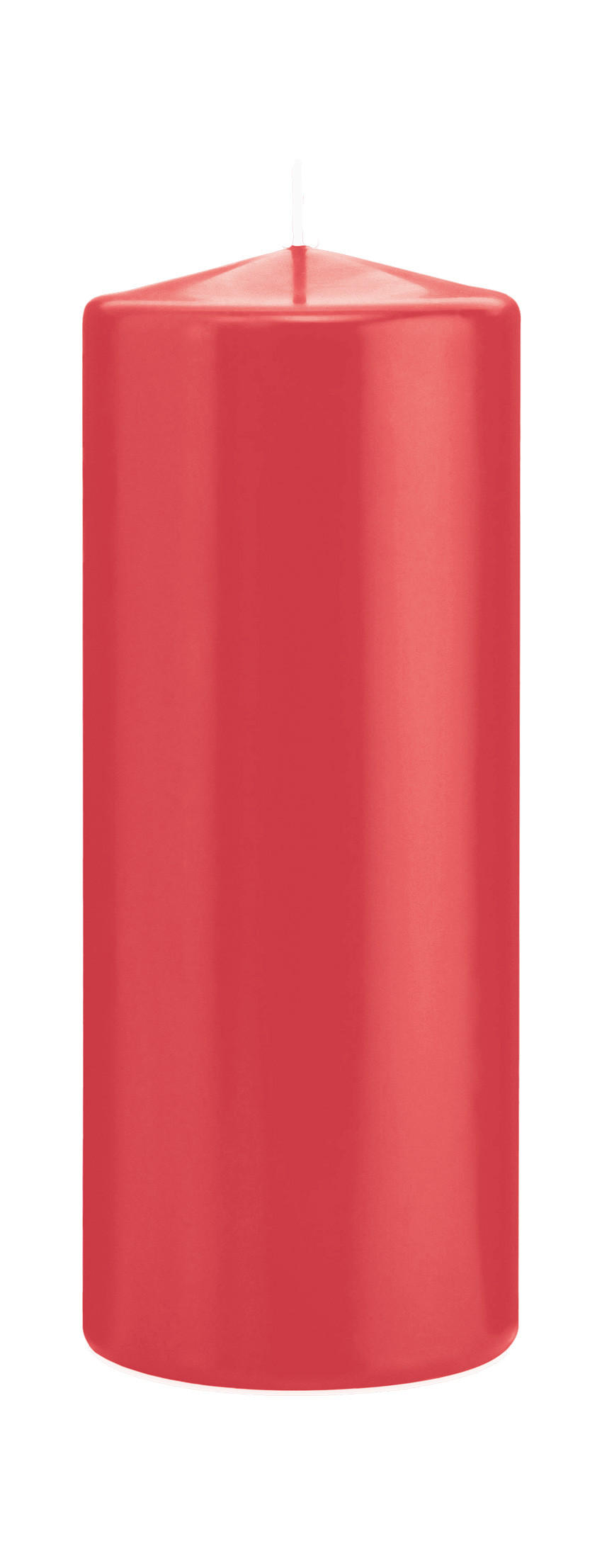 STUMPENKERZEN Himbeere Ø 78 x 200 mm, 8 Stück - Altrosa, Paraffin (8/20cm) - Wiedemann Kerzen