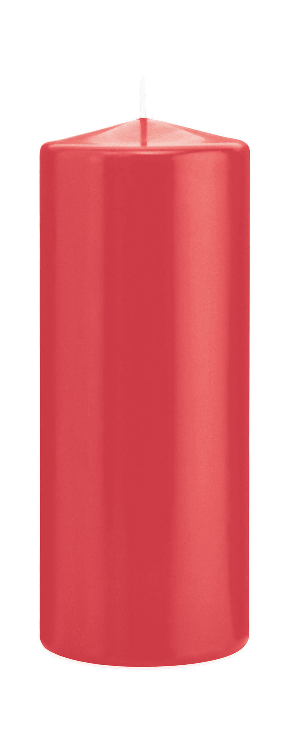 STUMPENKERZEN Himbeere Ø 78 x 200 mm, 8 Stück - Altrosa, Paraffin (8/20cm) - Wiedemann Kerzen