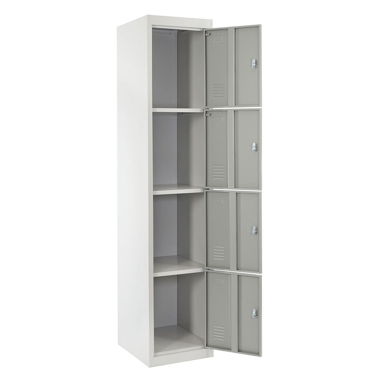 SCHLIESSFACH Grau - Grau, Metall (38/180/45cm) - MCW