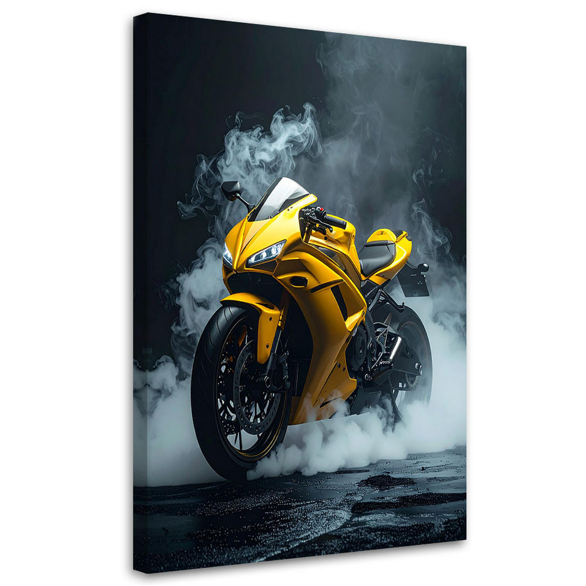 LEINWANDBILD Kraftfahrzeuge 30x45cm - Gelb, Textil (30/45cm) - Feeby