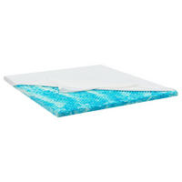 TOPPER 180x200 cm 7-Zonen Matratzenschoner aus Memory Foam - Weiß, Textil (180/200cm) - Juskys