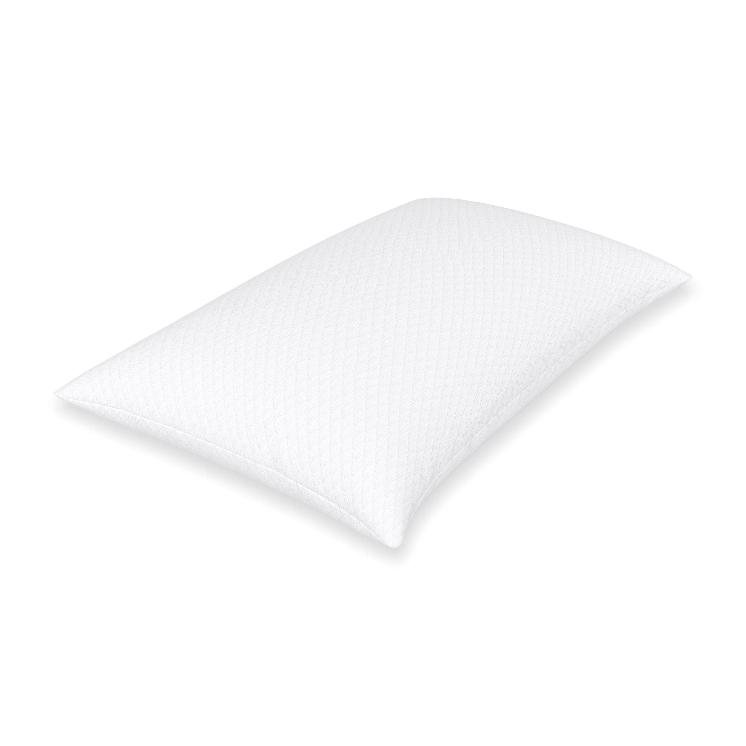 MIKROFASER-KOPFKISSEN 40x80 mit Premium Bezug - Weiß, Textil (40/80cm) - Schlaftroll