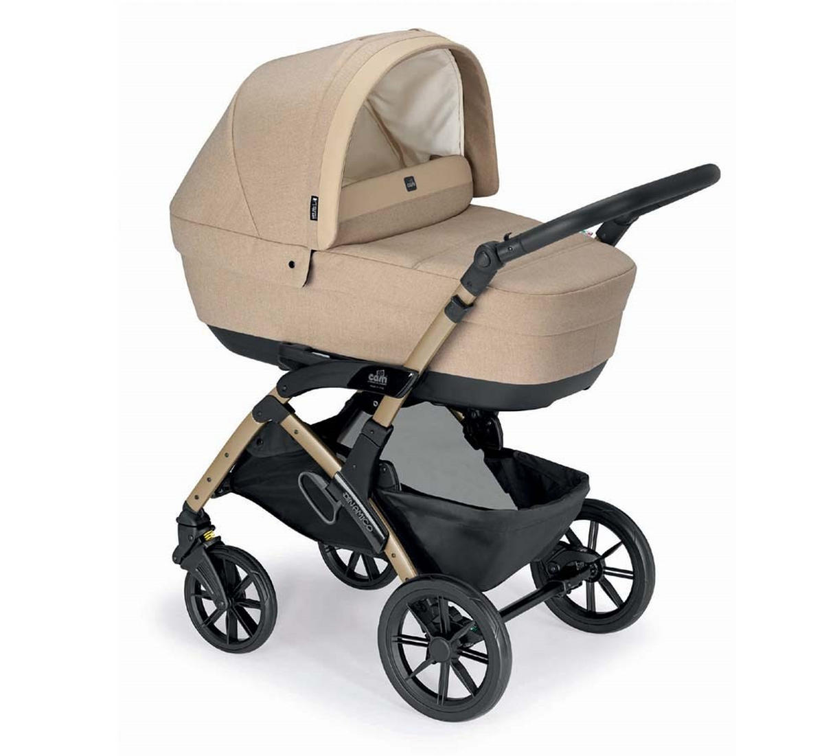 KOMBI-KINDERWAGEN Dinamico Smart 3in1 - Beige/Grau, Kunststoff (57/87.5/100cm) - Cam il Mondo del Bambino S.p.A.