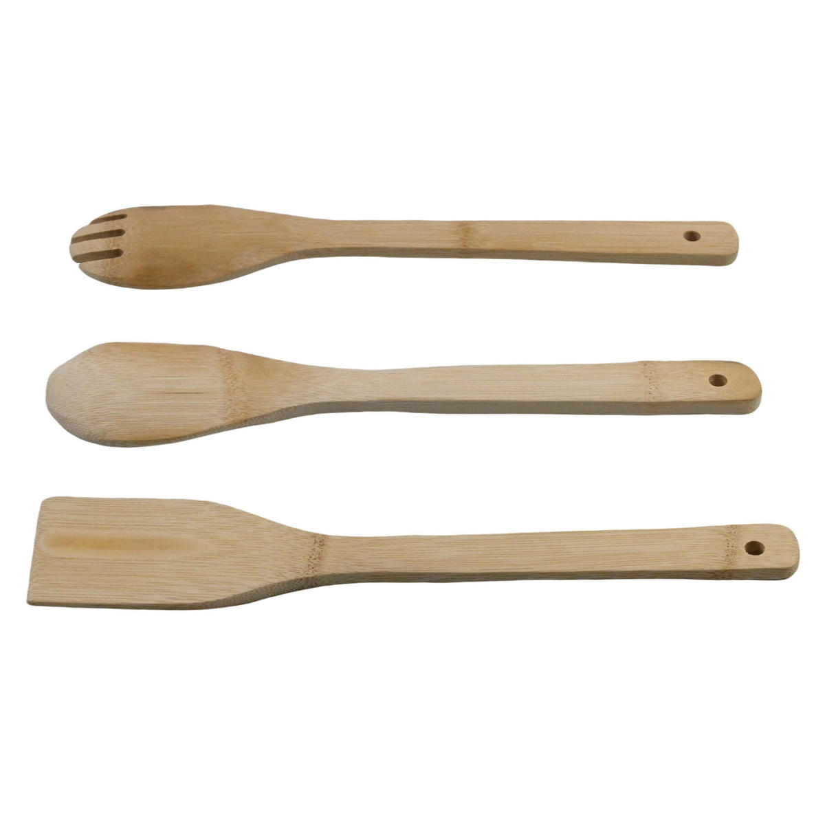KÜCHENHELFERSET Woody in Naturfarben, 3-teilig - Naturfarben, Holz - Based