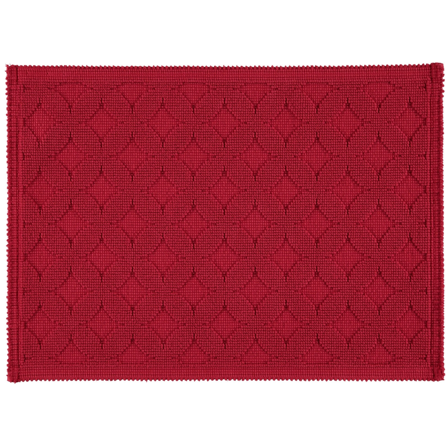 BADEMATTEN SEASIDE CARDINAL - 349 - Rot, Textil (50/70cm) - Rhomtuft