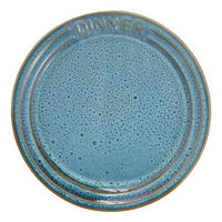 DINNERTELLER Portimao - Blau, Keramik (26/26/2.8cm) - Butlers