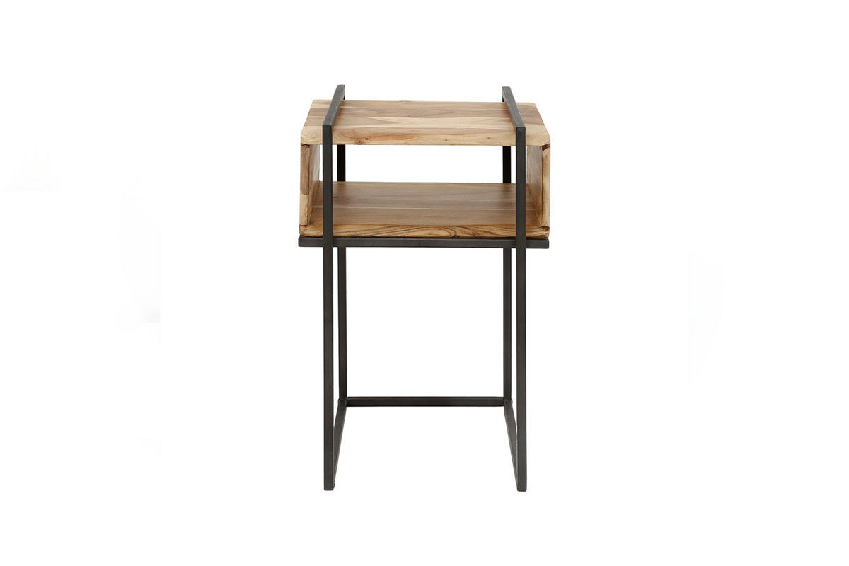 NACHTTISCH ERGEA Holz Akazie - Braun, Holz (40/61/35cm) - KAWOLA