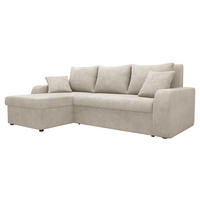 ECKSOFA Kris Lux - Schwarz/Sahara, Holz/Kunststoff (238/147cm) - MIRJAN24