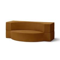 SOFA Lunaria Cappuccino - Cappuccino, Textil (200/70/100cm) - Pillovely