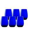 BECHER Elements Kobaltblau 465 ml 6er Set - Dunkelblau, Glas (0.465L) - Stölzle Lausitz