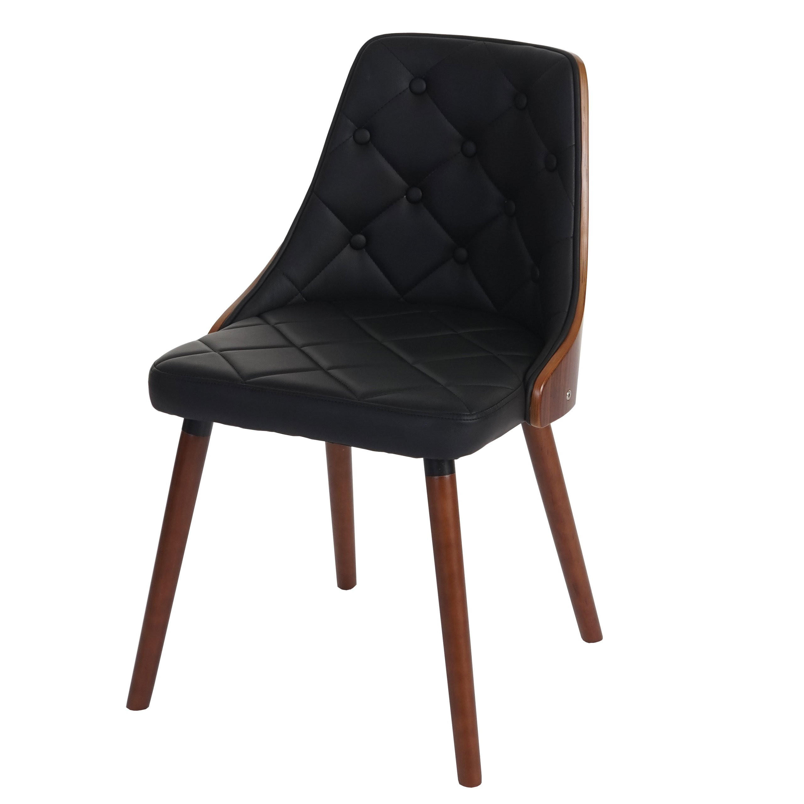 ESSZIMMERSTUHL Schwarz 2er-Set - Schwarz, Textil (50/82/53cm) - MCW