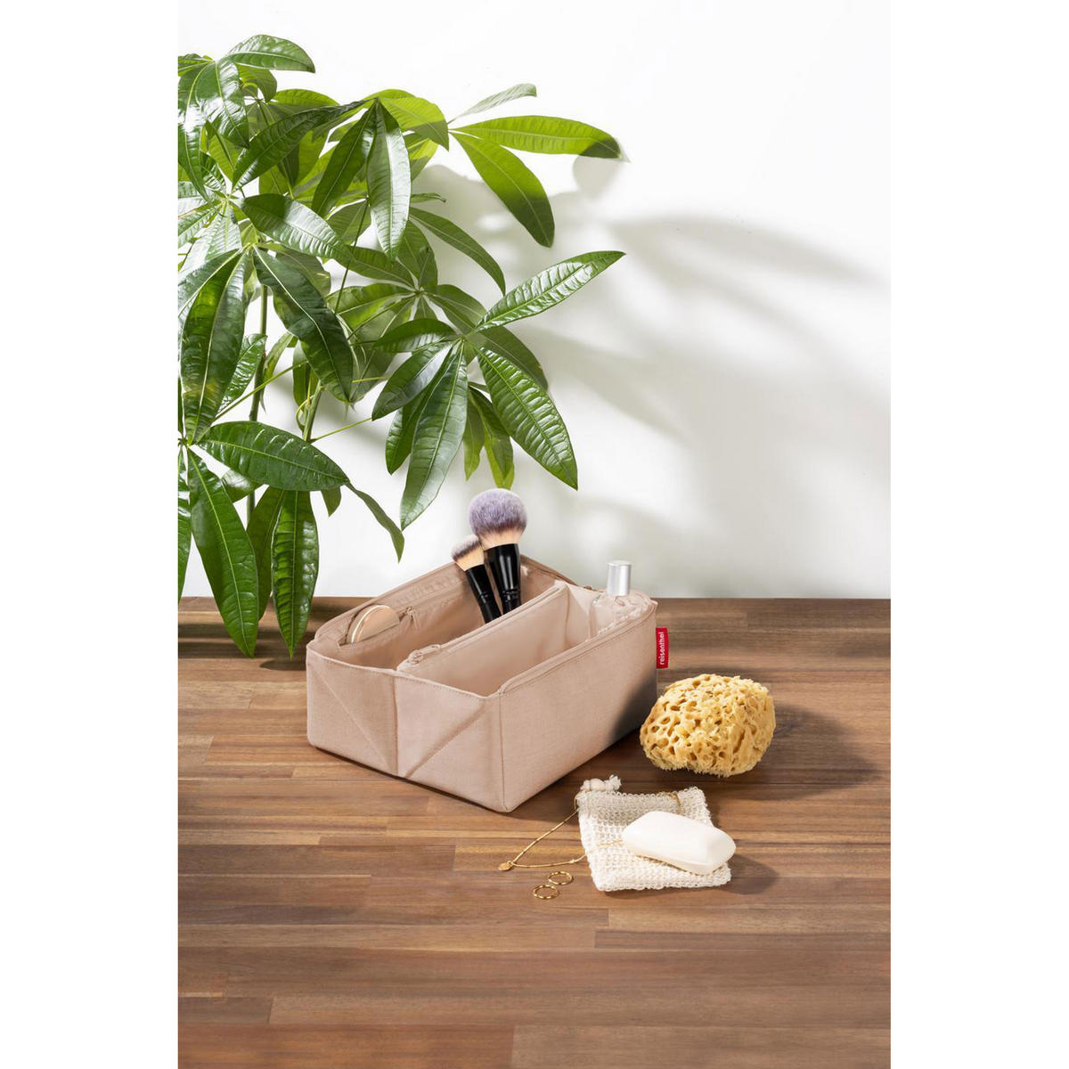 BEAUTYTASCHE "fold case" - Braun, Kunststoff (11/11/23cm) - Reisenthel