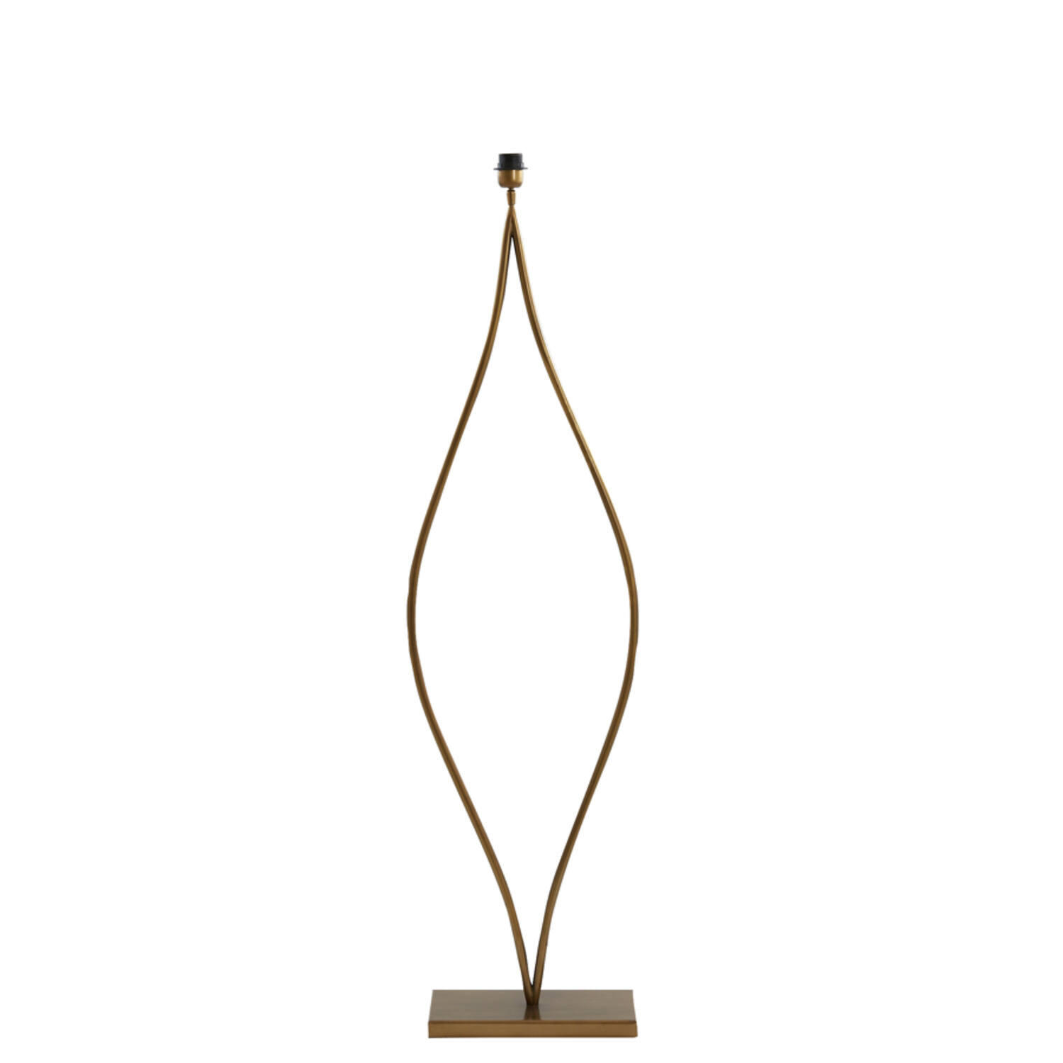 STEHLEUCHTE Okno Gold 46/17/140 cm - Goldfarben, Metall (46/17/140cm) - Light & Living