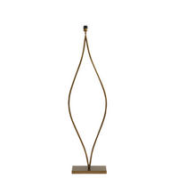 STEHLEUCHTE Okno Gold 46/17/140 cm - Goldfarben, Metall (46/17/140cm) - Light & Living