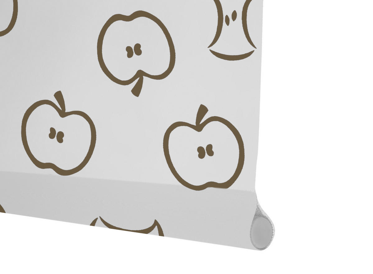 SEITENZUGROLLO bedruckt Pasodoble - Weiß, Textil (120/250/250cm) - VIEWTEX