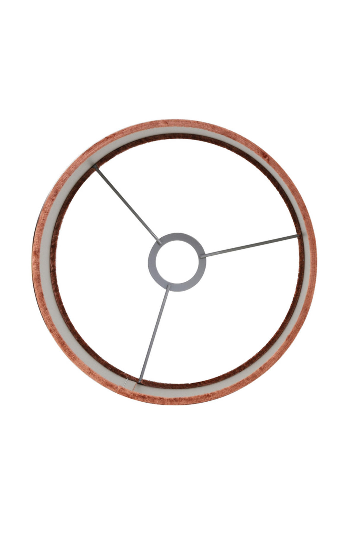 LAMPENSCHIRM Edelstein Orange Ø35/30 cm - Orange, Textil (35/35/30cm) - Light & Living
