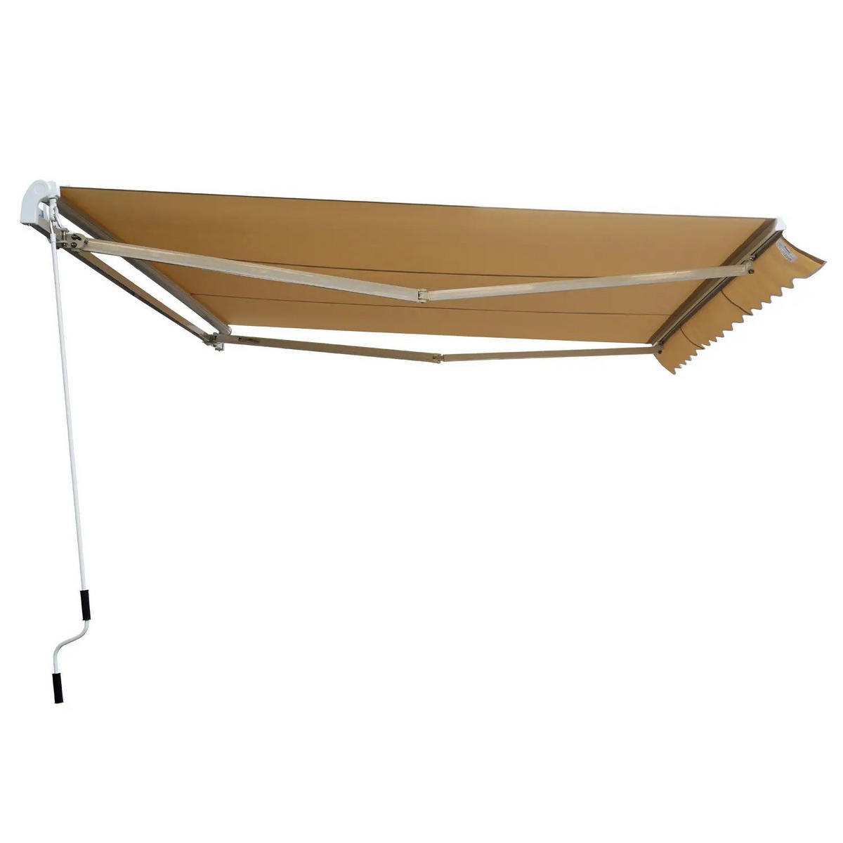 MARKISE Alu-Markise Gelenkarmmarkise Markise 3m breit Balkon Markise Sonnenschutz Balkon Beige - Beige, Textil (450/0.1/300cm)