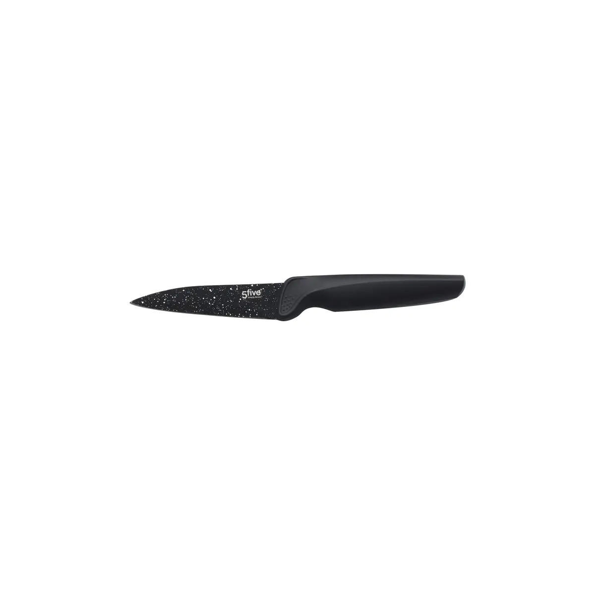 KÜCHENMESSER Edelstahl 37/17 cm - Schwarz, Metall - Secret de Gourmet