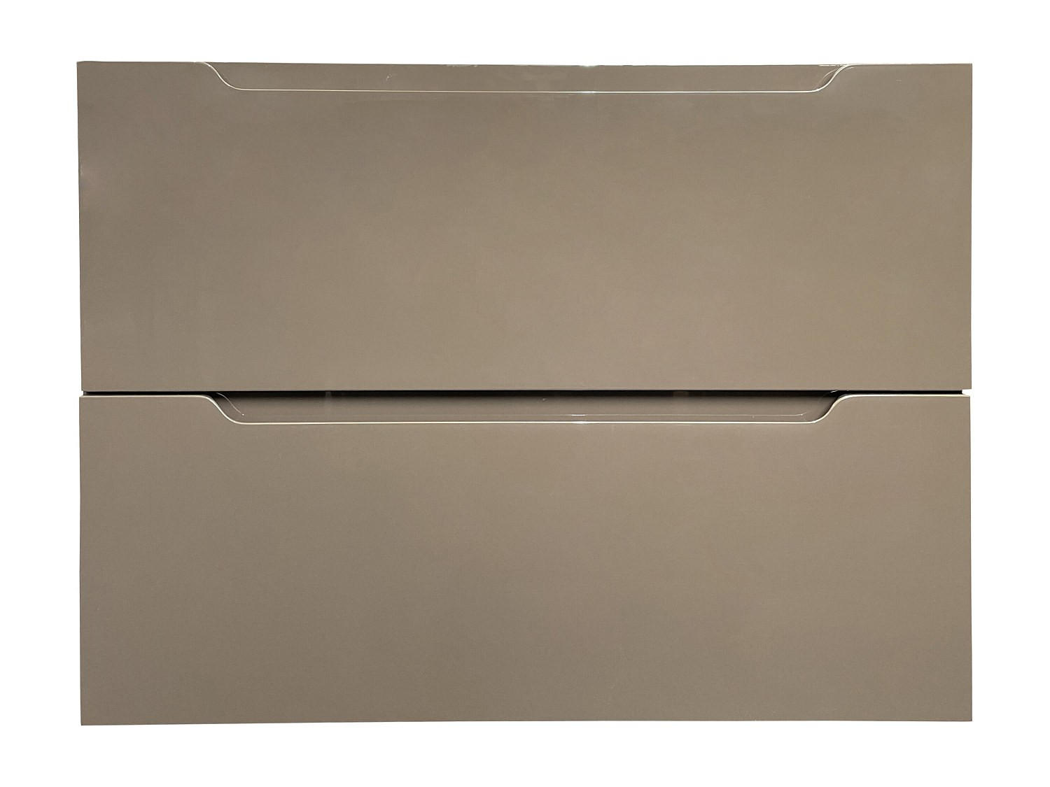 WASCHBECKENUNTERSCHRANK - 80 cm x 46 cm - holz - taupe Stefanie - Taupe, Holz (80/57/46cm) - Vente-Unique