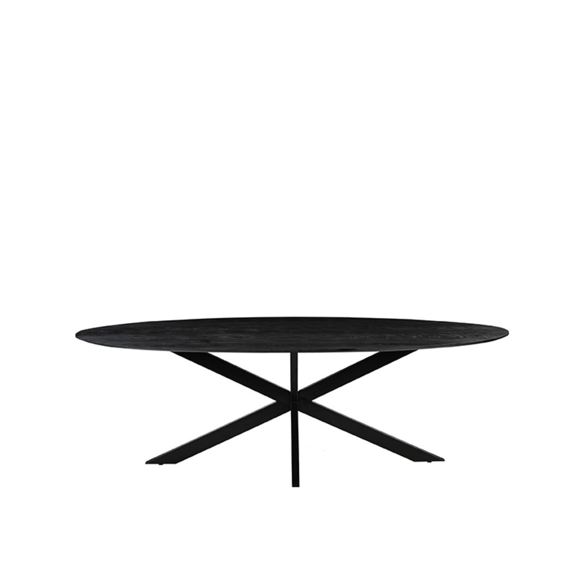 ESSTISCH James Schwarz 100/210/76 cm - Schwarz, Holz (100/210/76cm) - LABEL51