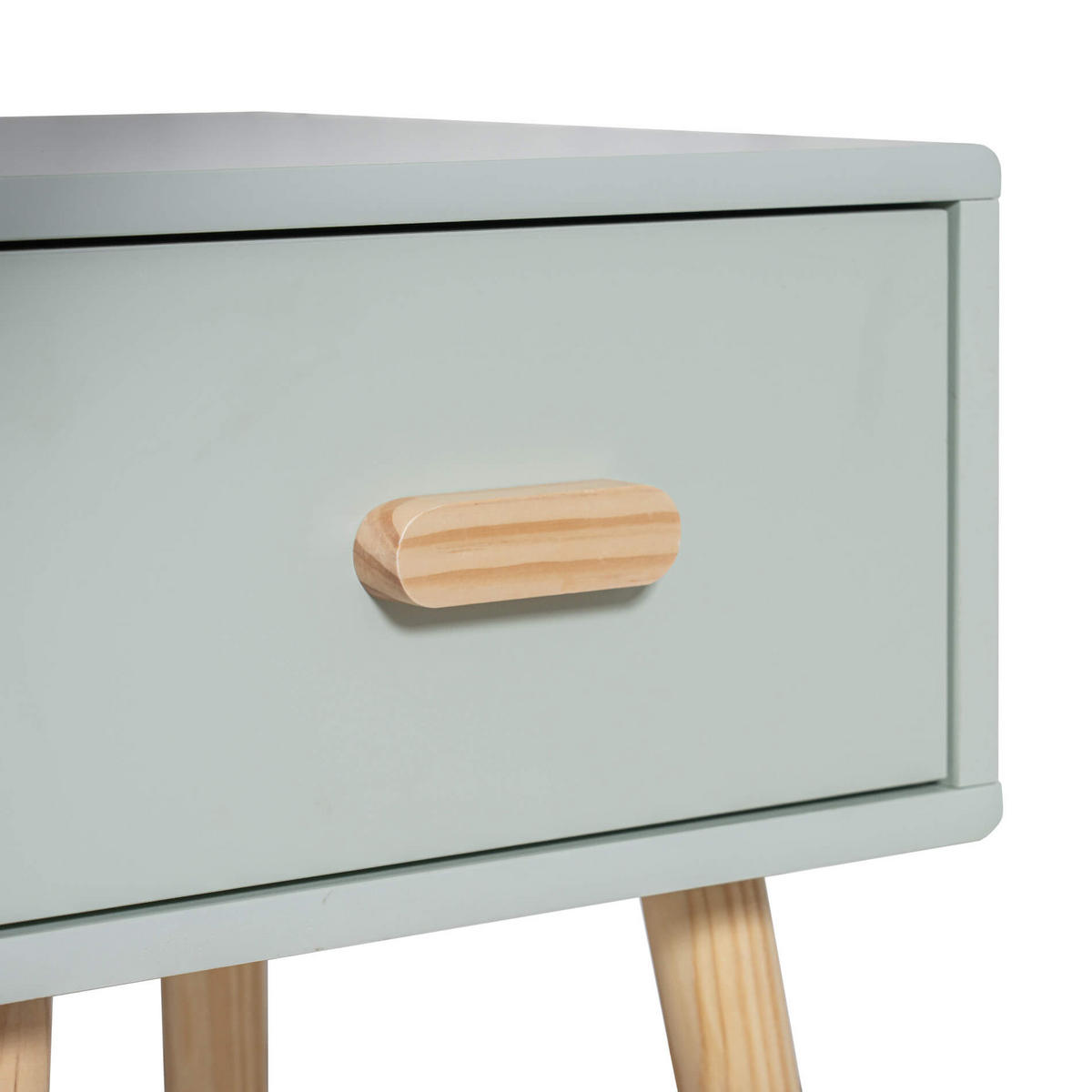 NACHTTISCH Aquagrün 35/35/44 cm - Grün, Holzwerkstoff (35/44/35cm) - Mobili Rebecca
