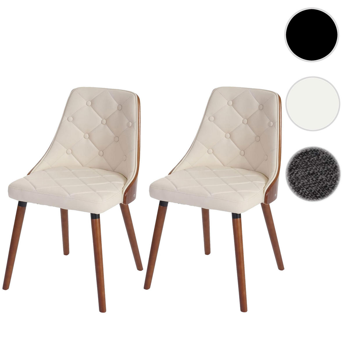 ESSZIMMERSTUHL Beige 2er-Set - Beige, Textil (50/82/53cm) - MCW