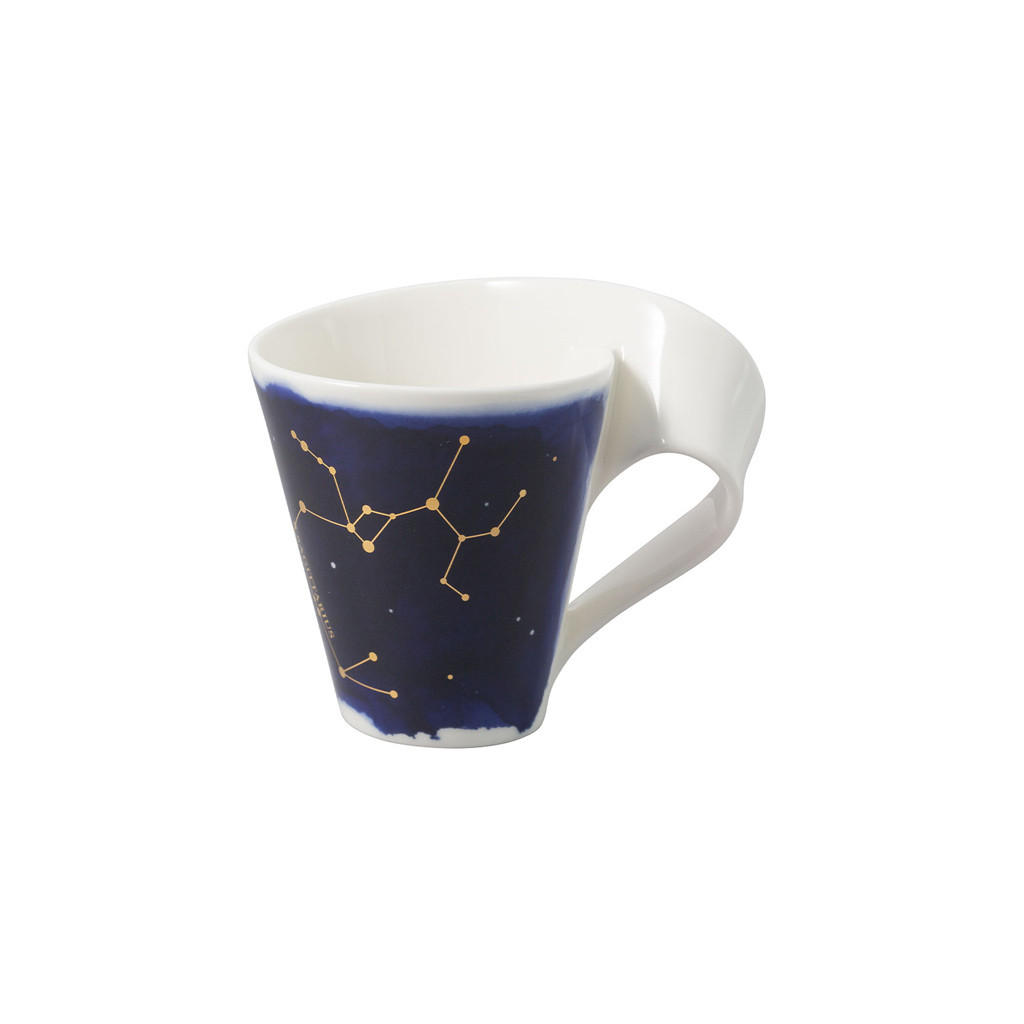 TASSE SCHÜTZE NewWave Stars weiß-blau 300 ml - Blau/Weiß, Keramik (0.3L) - Villeroy & Boch