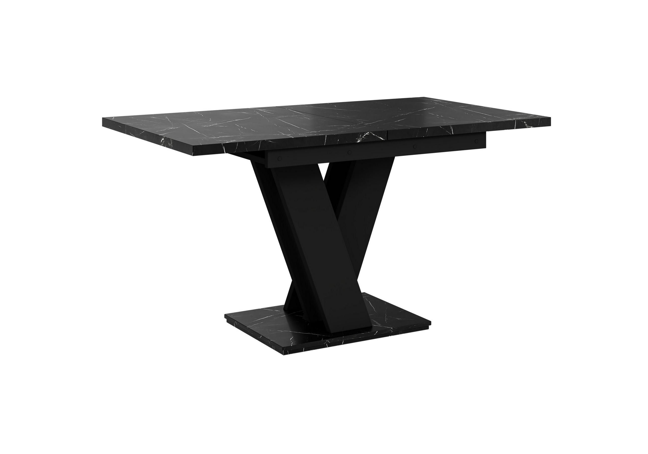 ESSTISCH MASSAR Ausziehbar 120 - 160 / 80 x 76 cm - Hellgrau/Schwarz, Holz (120/80/76cm) - MASSENO
