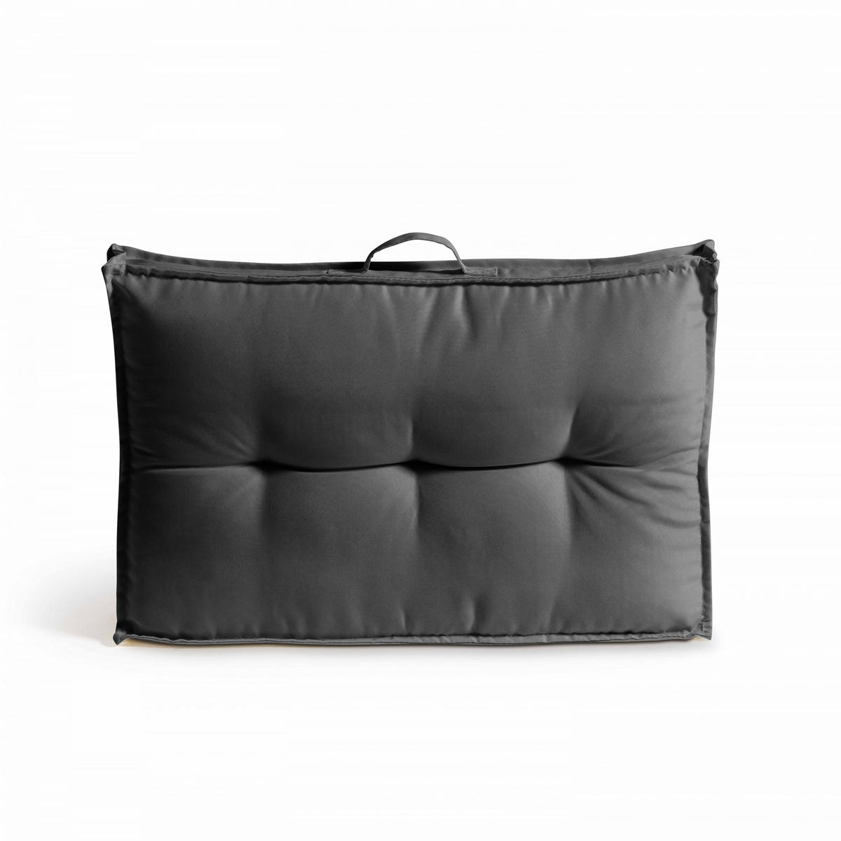 KISSEN, Grau - Grau, Textil (40/12/60cm) - Oviala