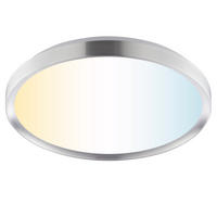 LED DECKENLEUCHTE Fancia Eisen/Weiß 39/39/6,5 cm - Multicolor, Metall (39/39/6.5cm) - Brilliant