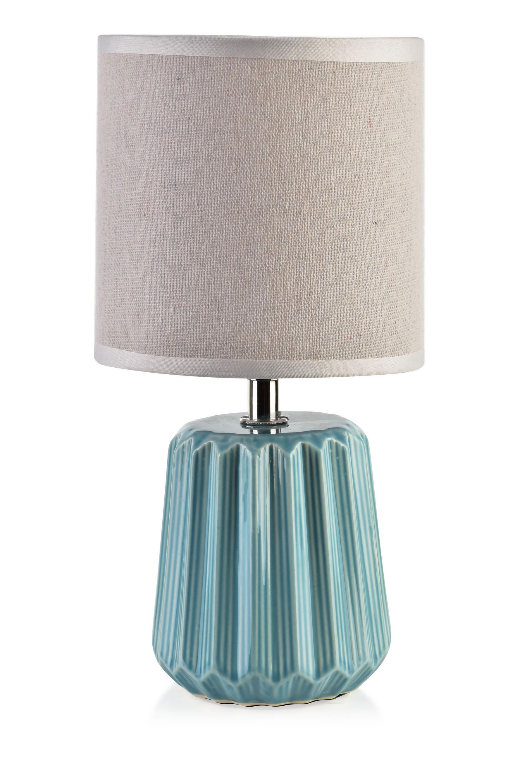TISCHLAMPE Leti Blau 13/13/18.5 cm Keramik - Blau, Keramik (13/13/18.5cm) - Mondex