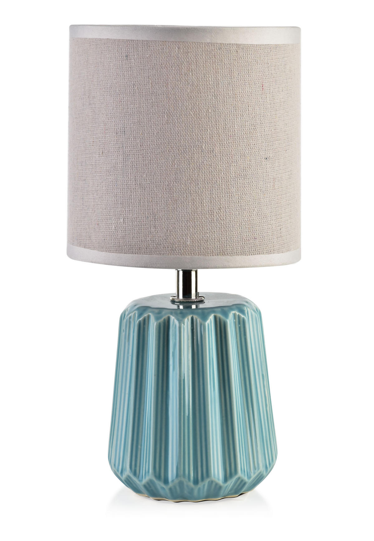 TISCHLAMPE Leti Blau 13/13/18.5 cm Keramik - Blau, Keramik (13/13/18.5cm) - Mondex