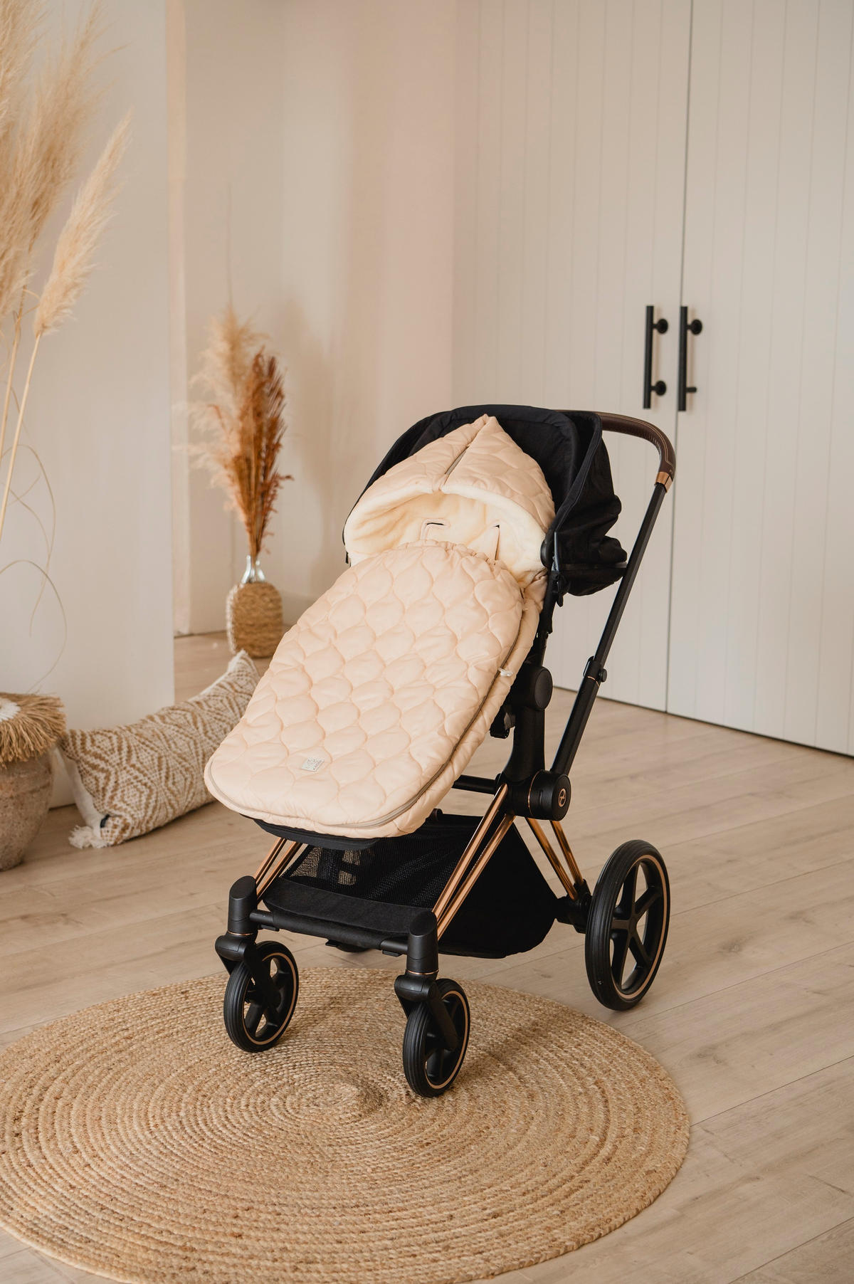 KINDERWAGEN-FUSSSACK Recy XL, sand/cream - Beige, Textil (44/7/95cm) - Kaiserbaby