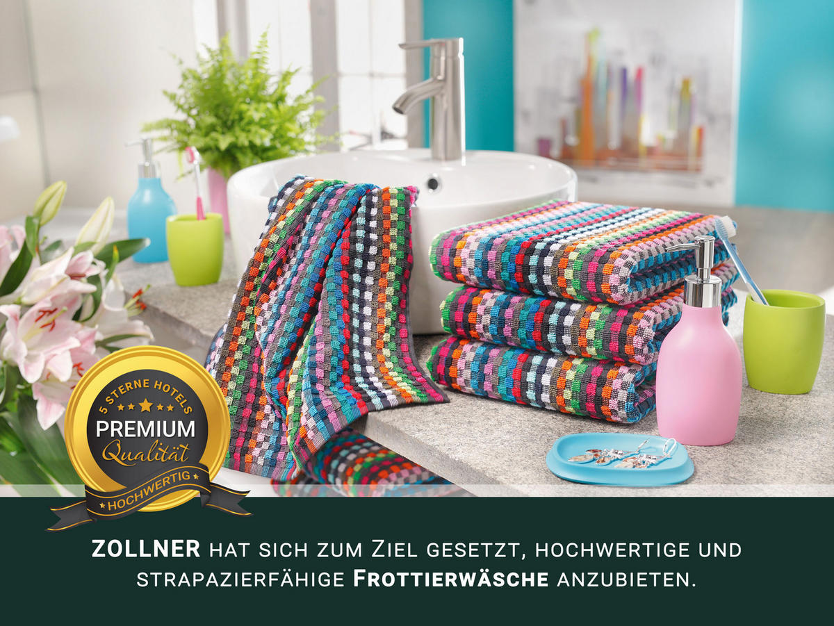 GESCHIRRTÜCHER, 5er-Set, 45x90 cm, 100% Baumwolle, bunt - Multicolor, Textil (45/90cm) - Zollner