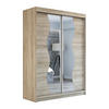 SCHWEBETÜRENSCHRANK 180 CM RIMA Farbe: Sonoma / sonoma / sonoma - Braun, Holzwerkstoff (180/215/59.5cm) - A&J MöbelLand