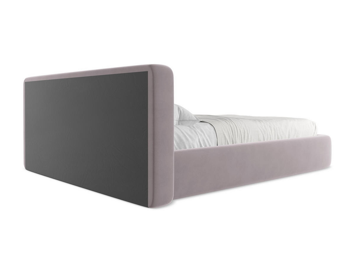 POLSTERBETT mit Bettkasten und Lattenrost 200x225 Violett - Lila/Flieder, Kunststoff/Textil (160/200cm) - Makamii