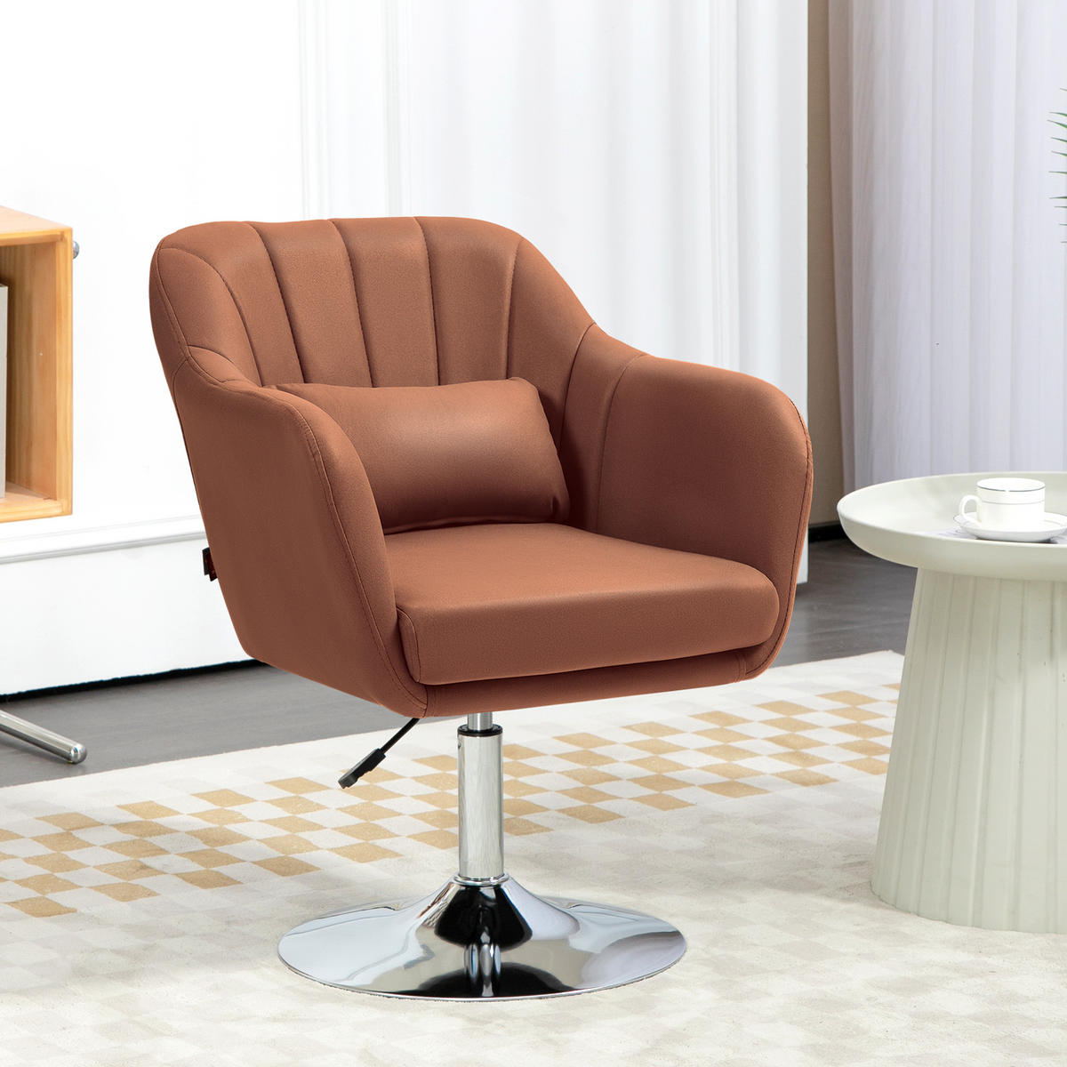 BARHOCKER DE-13263 höhenverstellbar Braun - Braun, Metall (60/91/60cm) - ComfortXL