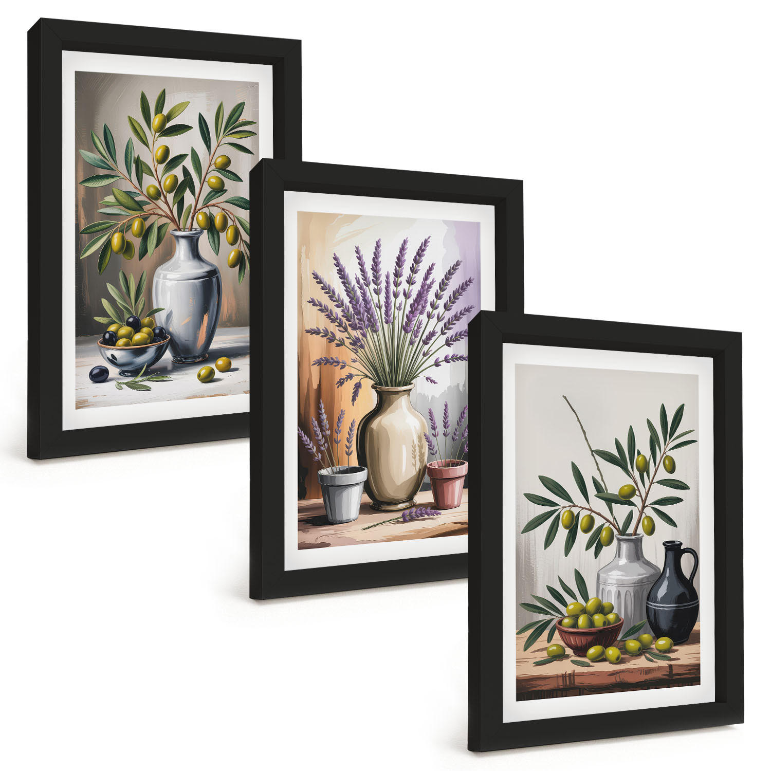 Tulup Bilder Schwarz 20x30 cm