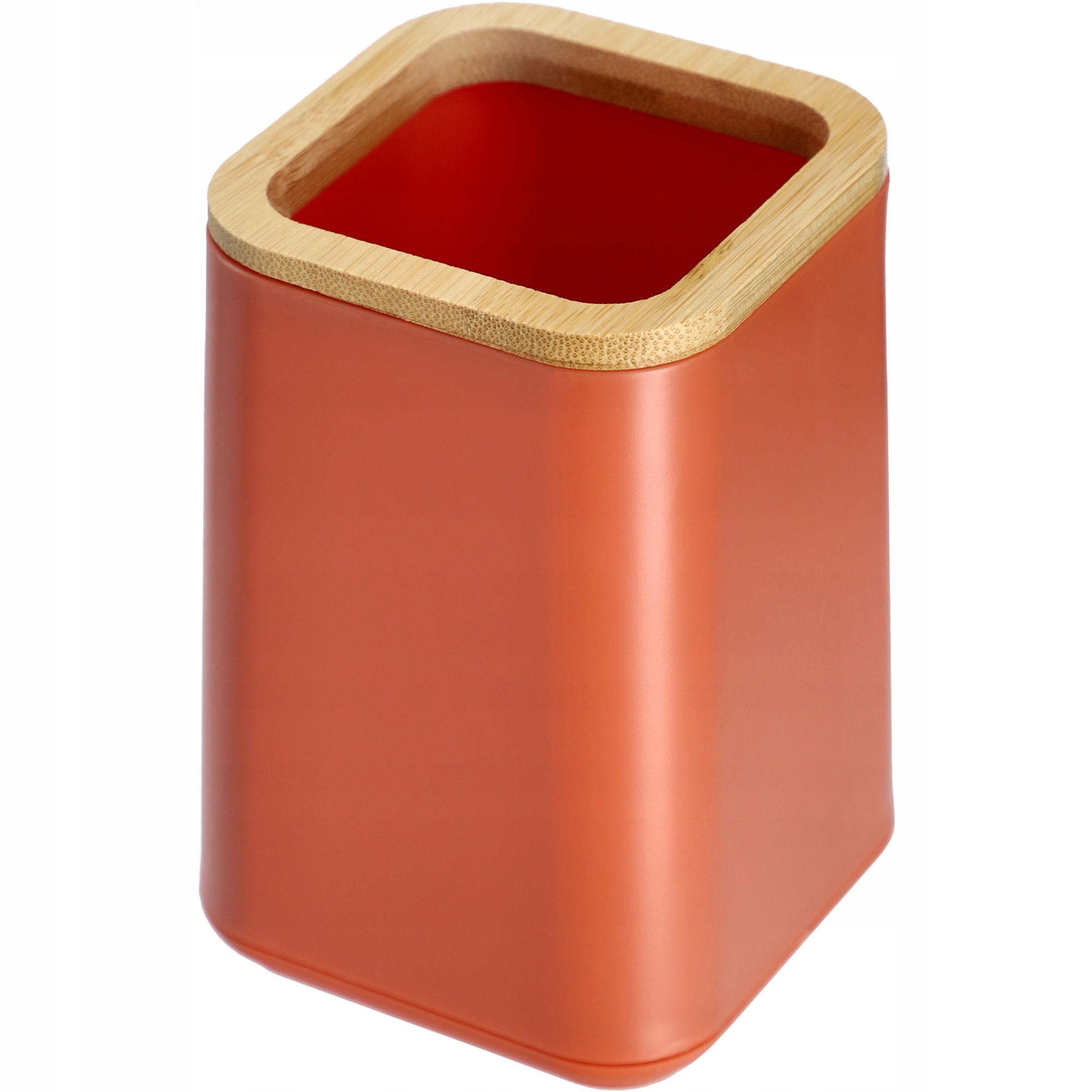 BADEZIMMERBECHER aus Bambus rosa - Rosa, Kunststoff (8/11cm) - KADAX