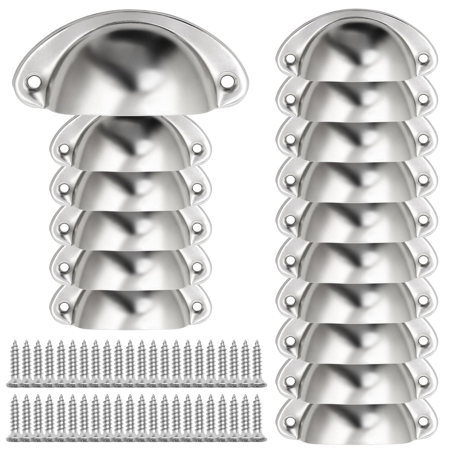 XXXLutz Schrankknopf Silber 0.35x2.5x0.8 cm