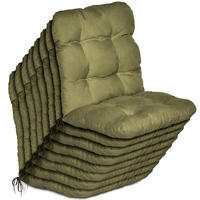 NIEDERLEHNER Flair NL 100x50x8cm Olivgrün (8tlg) - Olivgrün, Textil (50/100cm) - Beautissu 